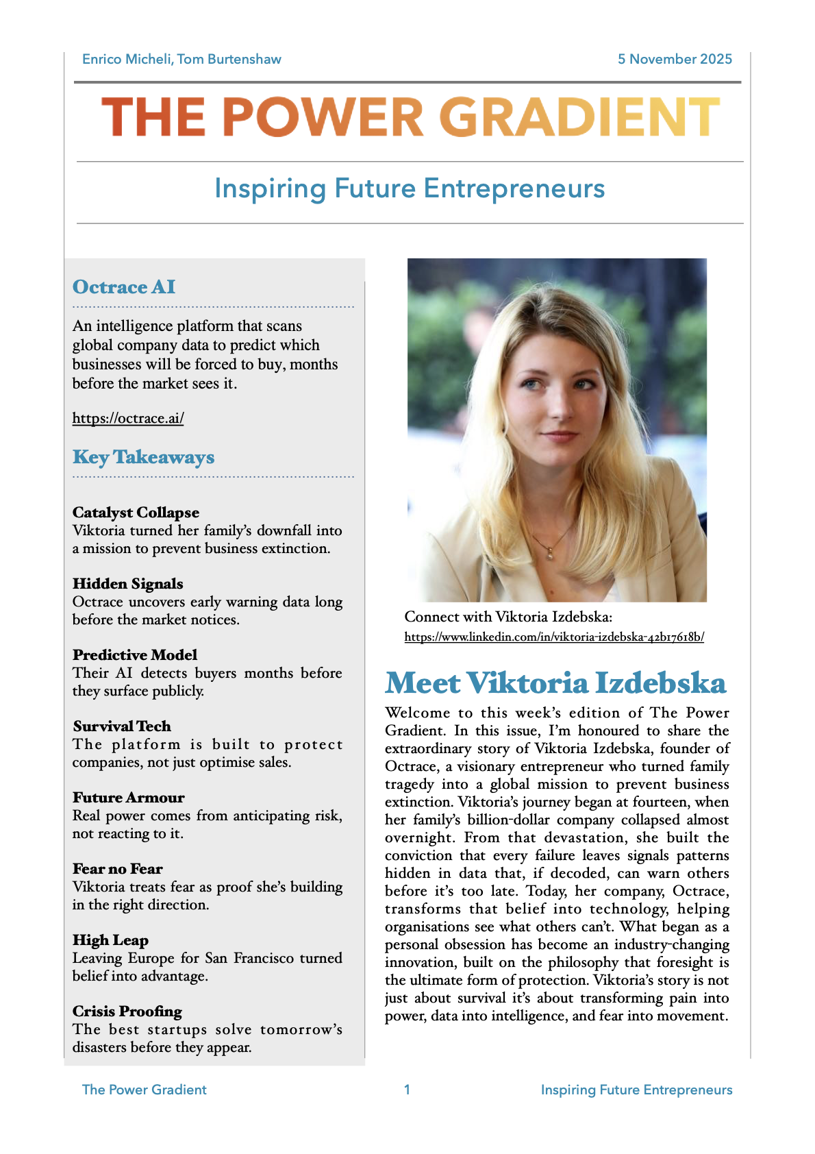 Page 1 of The Power Gradient - Week 42